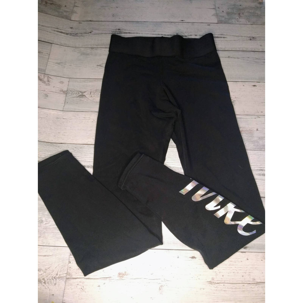 WOMEN'S NIKE SPORTSWEAR LEGGINGS HW METALLIC Size Small